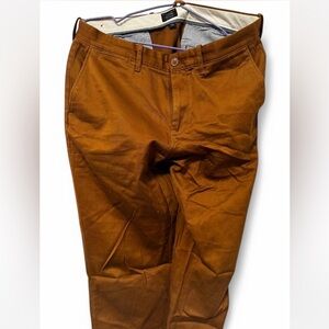 J Crew men's brown slim fit stretch chinos
32x30